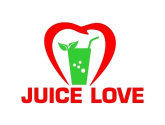 JUICE LOVE logo design by ElonStark