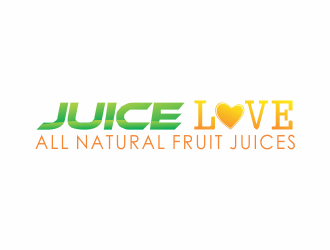 JUICE LOVE logo design by giphone