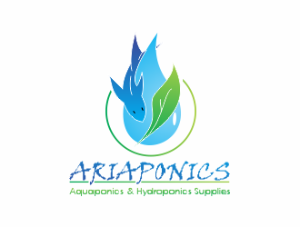 Ariaponics logo design by giphone