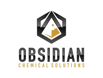 Obsidian Chemical Solutions logo design by sgt.trigger