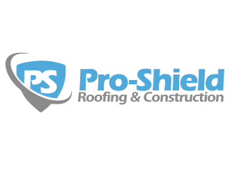 Pro-Shield Roofing & Construction logo design by YONK
