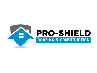 Pro-Shield Roofing & Construction logo design by THOR_