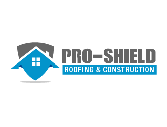 Pro-Shield Roofing & Construction logo design by THOR_