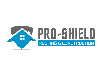 Pro-Shield Roofing & Construction logo design by THOR_