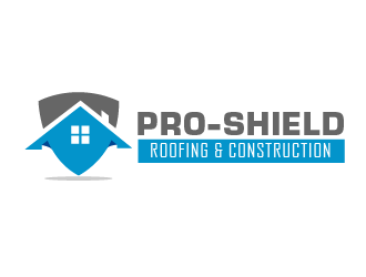 Pro-Shield Roofing & Construction logo design by THOR_