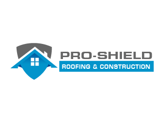 Pro-Shield Roofing & Construction logo design by THOR_