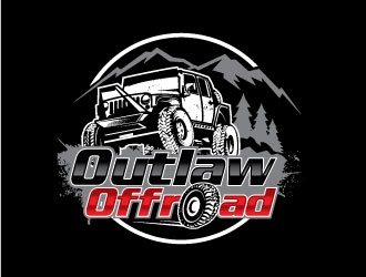 Outlaw Offroad logo design by invento