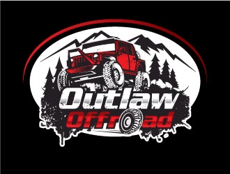 Outlaw Offroad logo design by invento