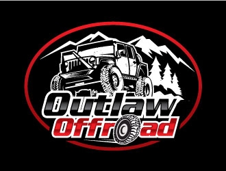 Outlaw Offroad logo design by invento