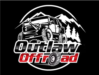 Outlaw Offroad logo design by invento