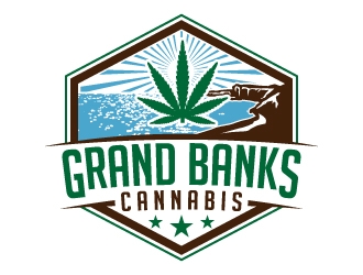 Grand Banks Cannabis logo design by jaize