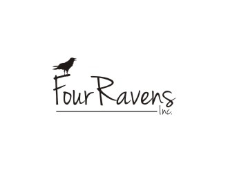 Four Ravens Inc. logo design by agil