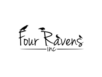 Four Ravens Inc. logo design by sheilavalencia