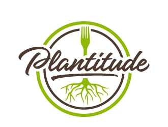 Plantitude logo design by ORPiXELSTUDIOS