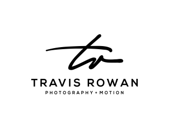 Travis Rowan Photography   Motion logo design by excelentlogo