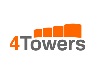 4-Towers logo design by AisRafa