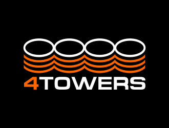 4-Towers logo design by AisRafa