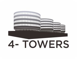 4-Towers logo design by 48art