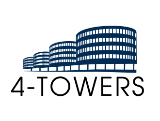 4-Towers logo design by aldesign