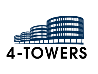 4-Towers logo design by aldesign