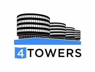 4-Towers logo design by 48art