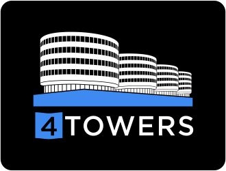 4-Towers logo design by 48art