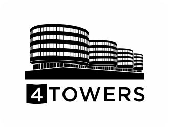 4-Towers logo design by 48art