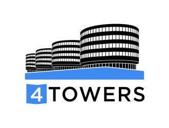 4-Towers logo design by 48art