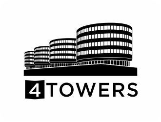 4-Towers logo design by 48art