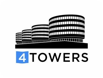 4-Towers logo design by 48art