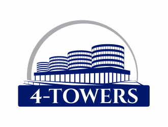 4-Towers logo design by mutafailan