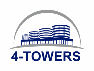 4-Towers logo design by mutafailan