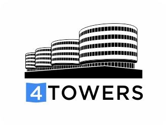 4-Towers logo design by 48art
