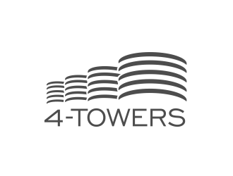 4-Towers logo design by serprimero