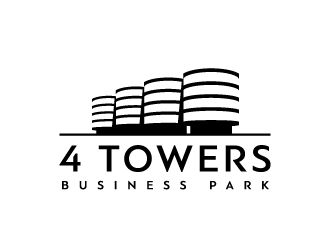 4-Towers logo design by Kewin