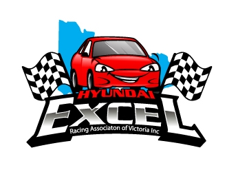 Hyundai Excel Racing Associaton of Victoria Inc logo design by Xeon