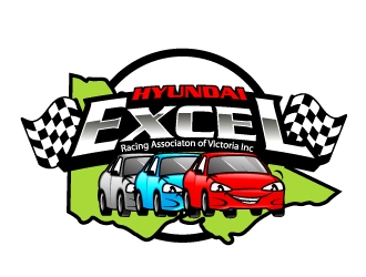 Hyundai Excel Racing Associaton of Victoria Inc logo design by Xeon