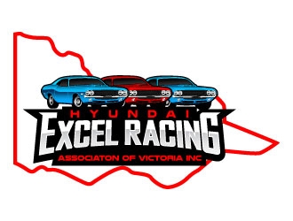 Hyundai Excel Racing Associaton of Victoria Inc logo design by daywalker