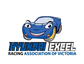 Hyundai Excel Racing Associaton of Victoria Inc logo design by samuraiXcreations