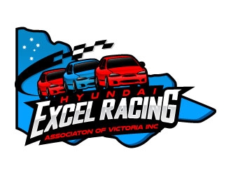 Hyundai Excel Racing Associaton of Victoria Inc logo design by daywalker