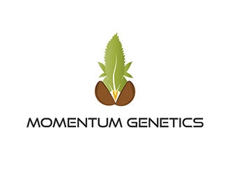 Momentum Genetics logo design by SteveQ