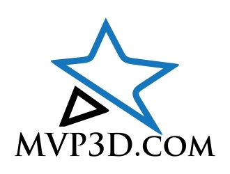MVP3D.com logo design by ElonStark