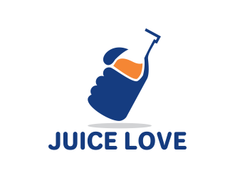 JUICE LOVE logo design by AisRafa