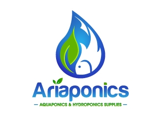 Ariaponics logo design by ORPiXELSTUDIOS