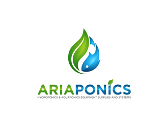Ariaponics logo design by zeta