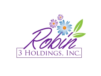 Robin - 3 Holdings, Inc.  logo design by usashi