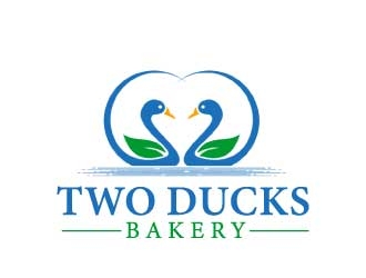 Two Ducks Bakery logo design by nehel