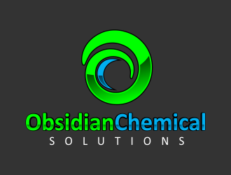 Obsidian Chemical Solutions logo design by AisRafa