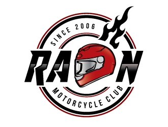 Motorcycle Club RAON logo design by Conception