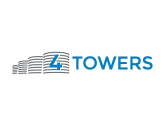 4-Towers logo design by Kewin